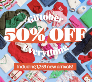 Old Navy 50% off sale