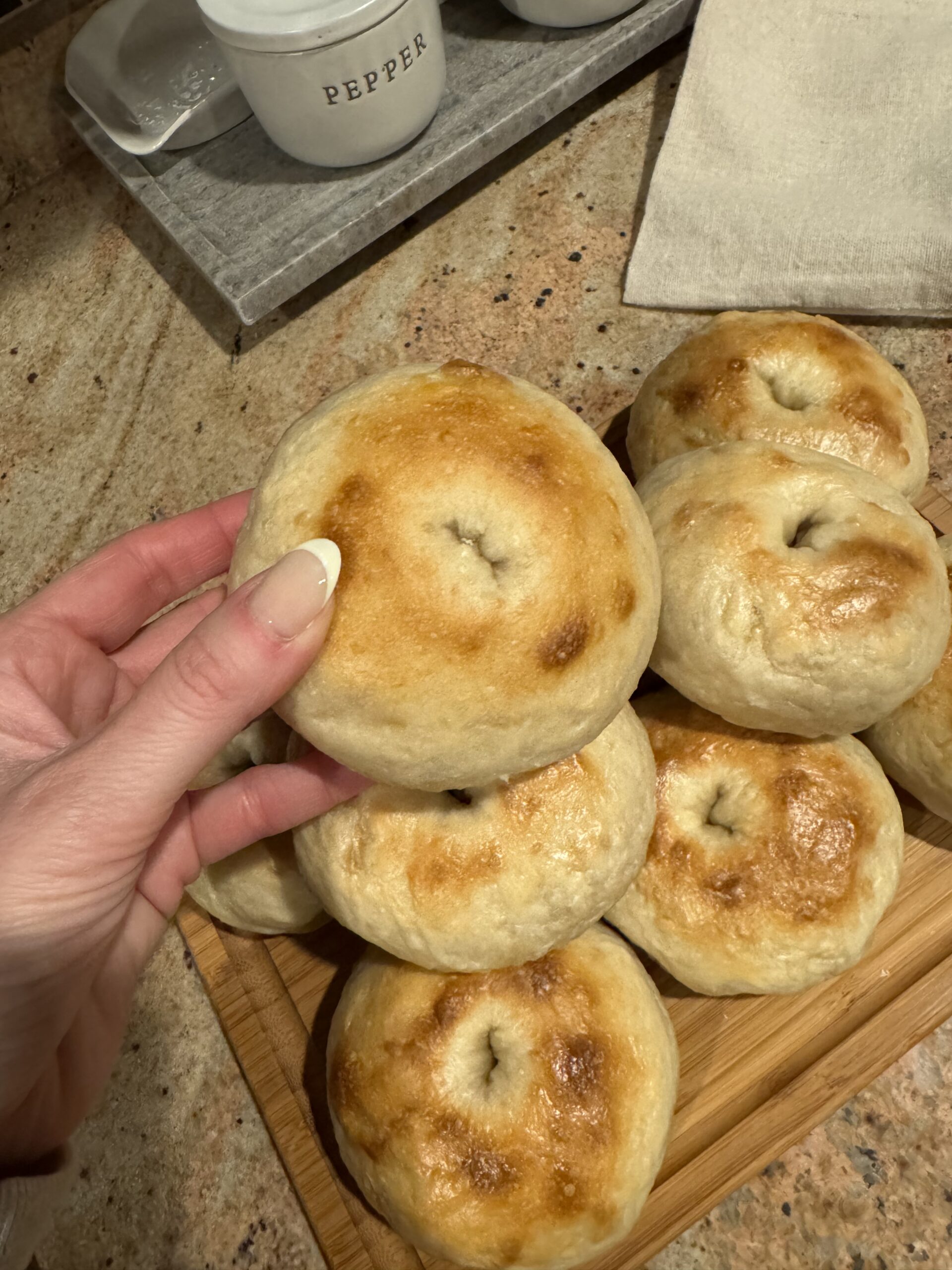 Classic Sourdough Bagels