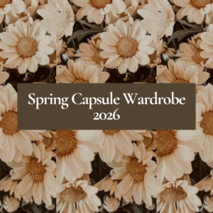 spring capsule wardrobe 2026
